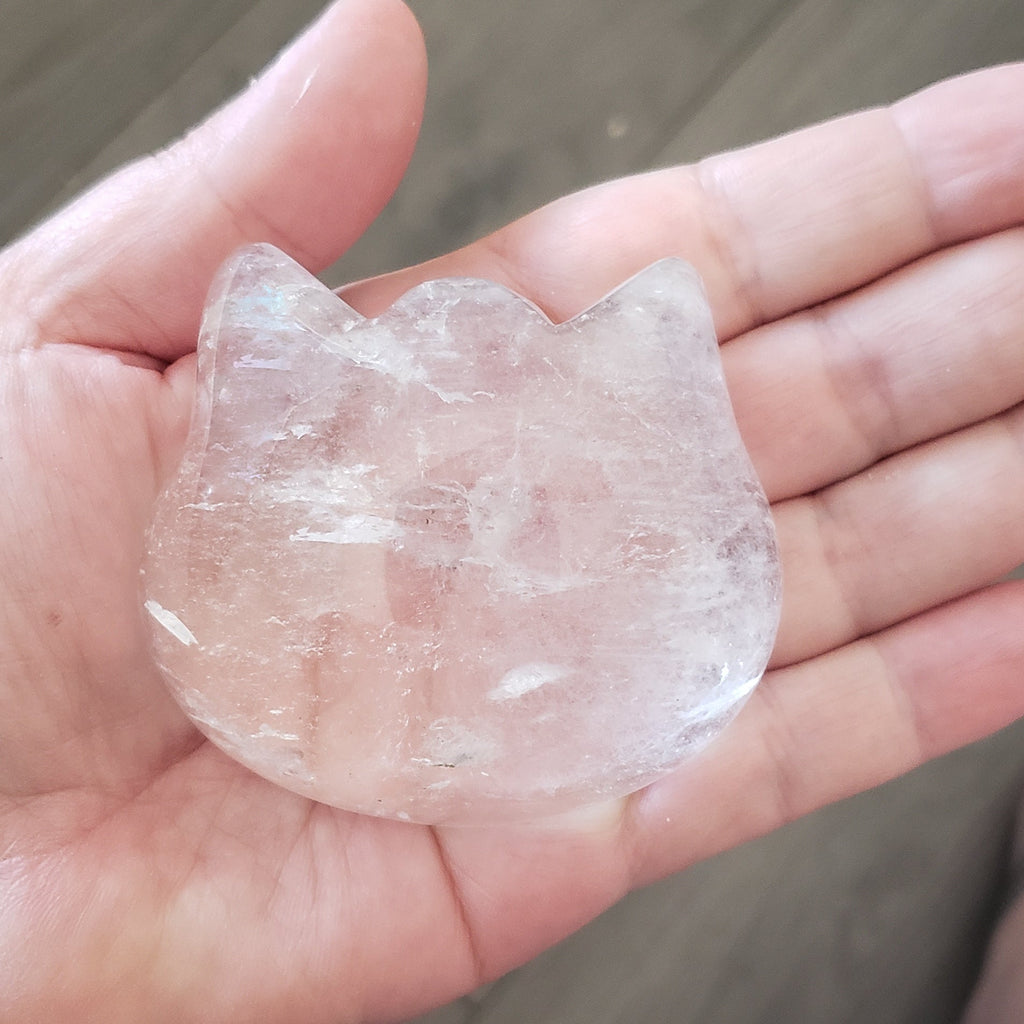 Puffy Crystal Cat Heads