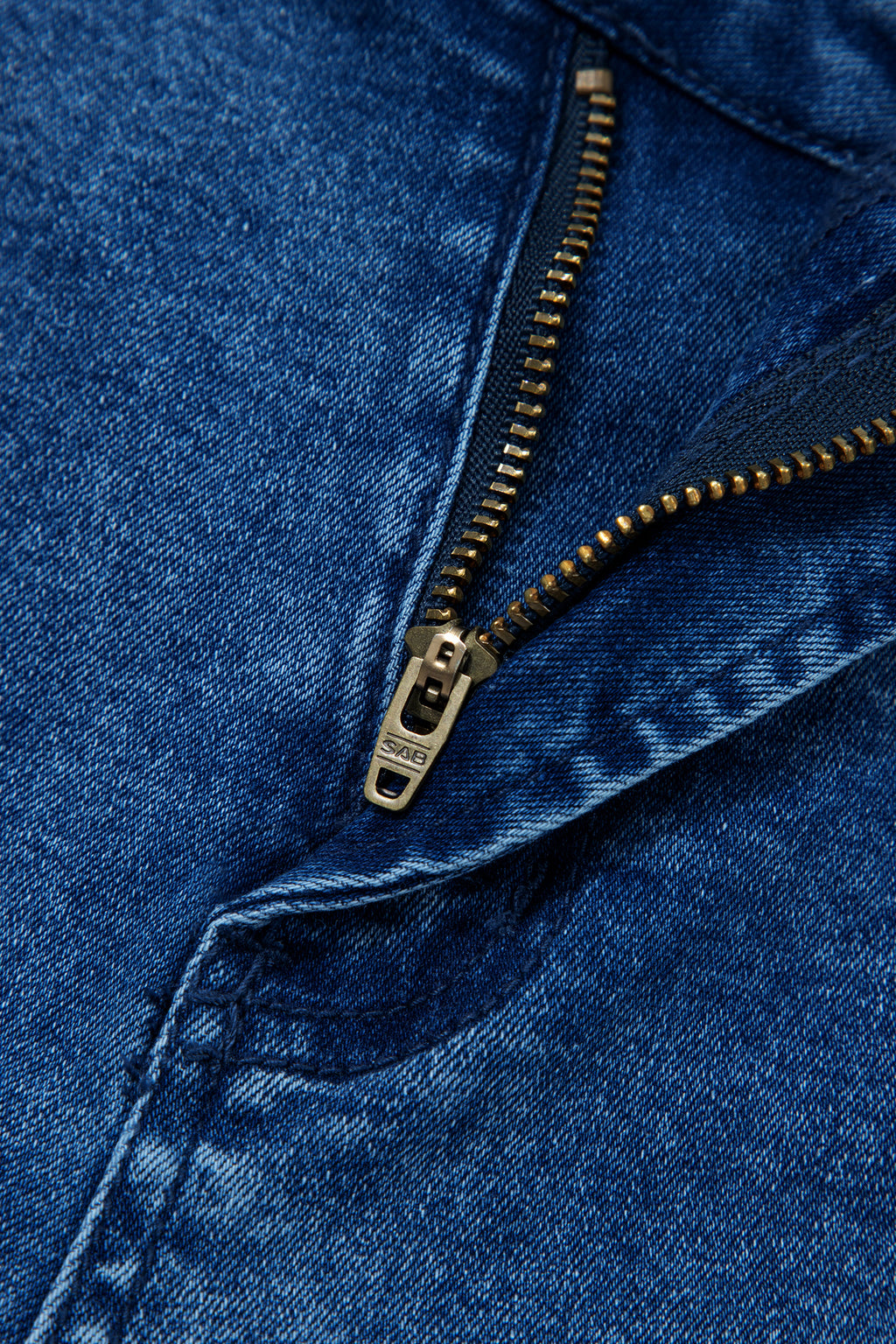 Sail Blue Frayed Cropped Straight Jeans