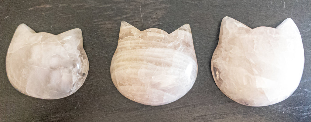 Puffy Crystal Cat Heads