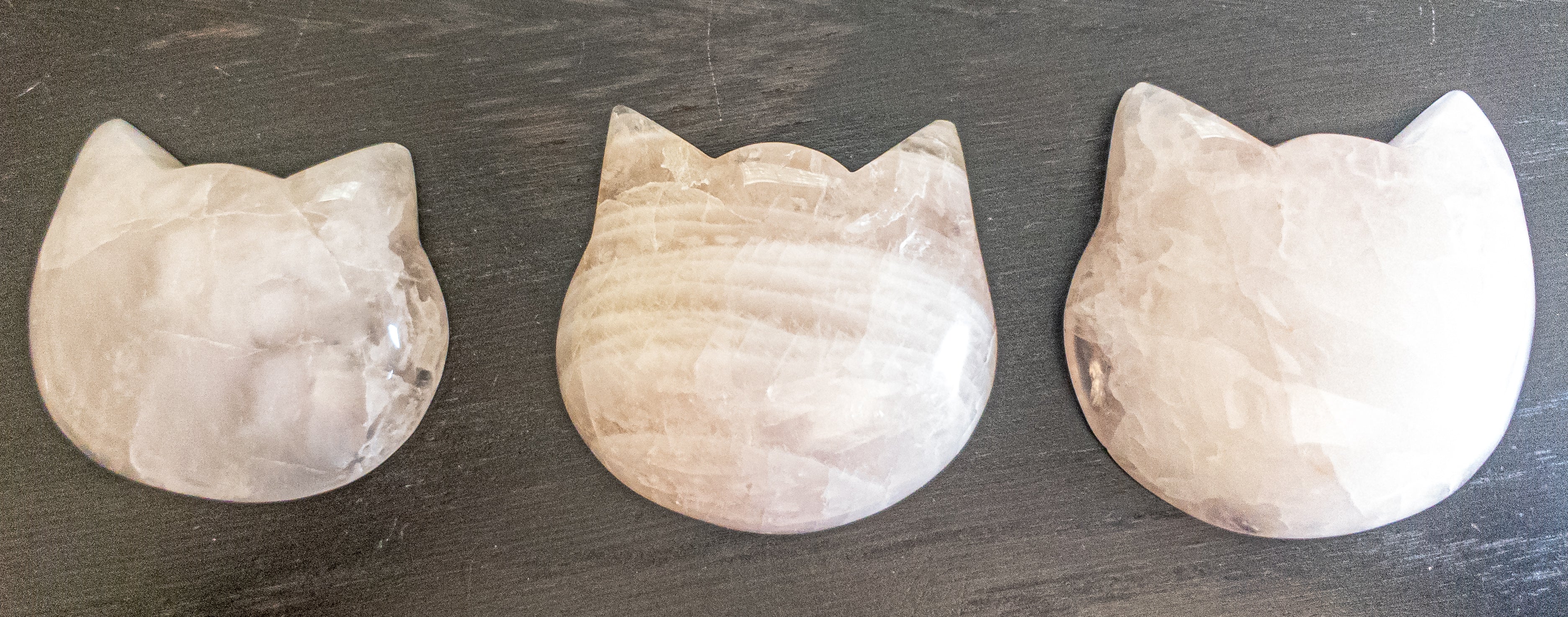 Puffy Crystal Cat Heads