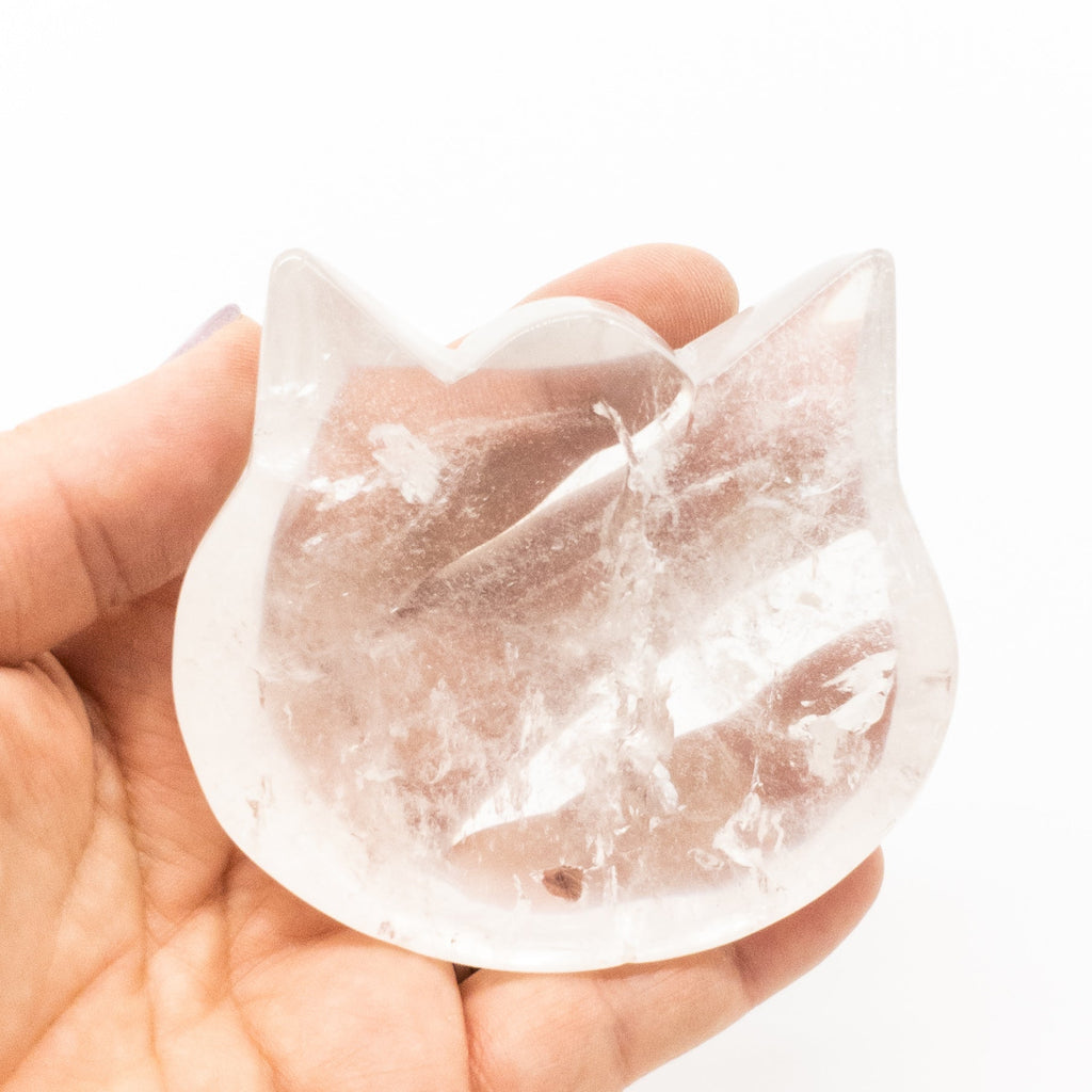 Puffy Crystal Cat Heads