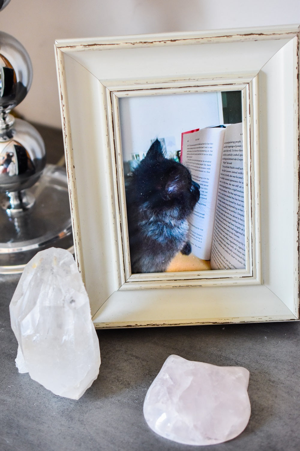 Puffy Crystal Cat Heads
